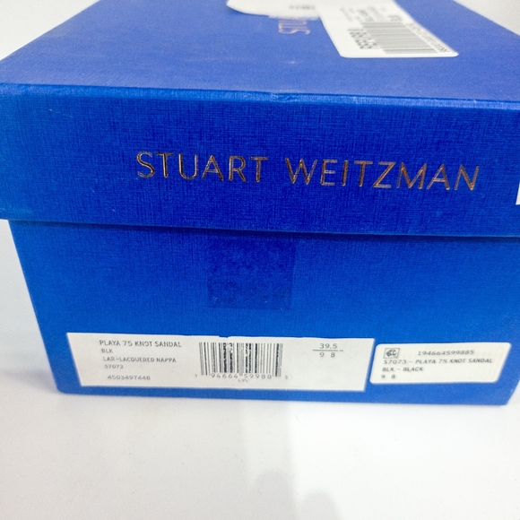 Stuart Weitzman Tia 75 Slide Sandal Black 9 - Picture 9 of 9